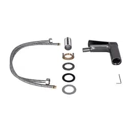Змішувач для біде Qtap Slavonice QTSLA255GMB45923 Gunmetal Black PVD - мініатюра 4