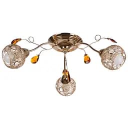 Люстра стельова Brille в спальню E14 40W G (LK-501C/3)