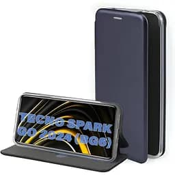 Чехол-книжка BeCover Exclusive для Tecno Spark Go 2024 (BG6) Deep Blue (711255)
