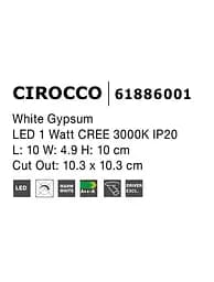 Підсвітка для сходів Nova Luce Cirocco 61886001 - мініатюра 4