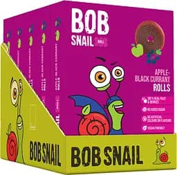 Набор фруктовых конфет Bob Snail Яблочно-Смородиновые (5 шт. х 100 г)