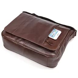 Чоловіча шкіряна сумка Vintage 34,5х26,5х11,5 см 000154143 - мініатюра 3
