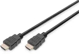 Кабель High speed + Ethernet HDMI Digitus 3m black - мініатюра 1