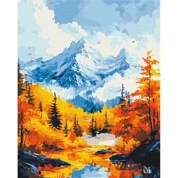 Картина по номерам Brushme Золотистая осень в горах 40x50 см