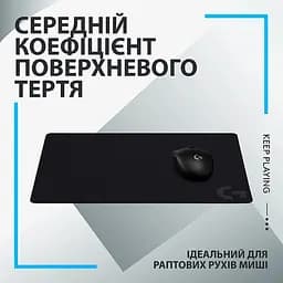 Килимок для мишi G240 Cloth Gaming (943-000785) Logitech teh0022898 - мініатюра 5