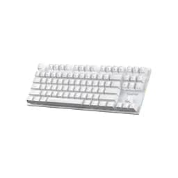 Клавіатура GamePro Genesis Joker MK124W Outemu Red Switch USB UA White (MK124W) - мініатюра 2