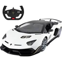 Машинка Rastar Lamborghini Aventador SVJ (96070) на радіокеруванні. 1:14. Білий