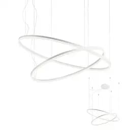 Подвесной светильник Redo ORBIT SU LED 108W 4000K D1000+600 SAND WHITE (4.1.2)-TRIAC 01-1922-TRIAC