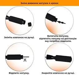 Скакалка Power Play 4206 2.75 м, Grey/Yellow - мініатюра 3
