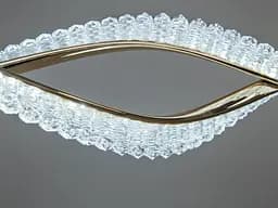 Люстра стельова LED Diasha 8112/900GD, 55W, 3025 лм, золото, сучасний стиль для дому - мініатюра 4