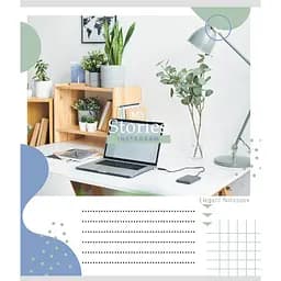 Тетрадь ученическая "Инста стори" Leader 012-510249C-4 в косую линию, 12 листов