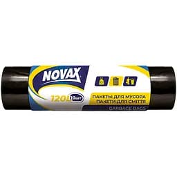 Пакеты для мусора Novax, 120 л, 10 шт.