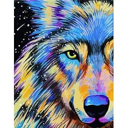 Полотно на картоне с контуром Rosa Start Животные №9 30х40 хлопок акрил