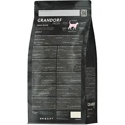 Сухий беззерновий корм для дорослих котів Grandorf Fresh Duck & Sweet Potato Adult Cat качка з бататом 2 кг - мініатюра 2