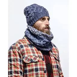 Бафф Buff Knitted Neckwarmer Nuba Medieval Blue Синій - мініатюра 2