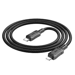 Кабель Hoco Type-C to Ligtning Leader PD charging data cable X94 20 W 1 метр черный