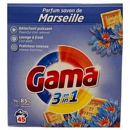 Порошок Gama Marseille Universal 3в1 45 циклів прання 2.475 кг