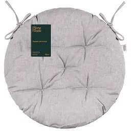 Подушка для стула Ardesto Oliver, Ø40см, 100% хлопок, серый (ART03OD)