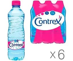 Contrex Mg +, 0,5 л, Упаковка 6 шт., Вода мінеральна негазована, ПЕТ