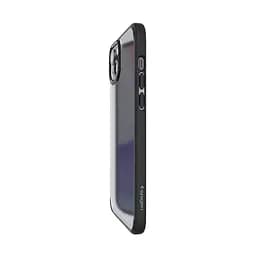 Чехол Spigen Ultra Hybrid для iPhone 15 Plus Frost Black (ACS06656) + защитное стекло - мініатюра 4