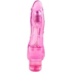 Вибратор Crystal Jelly Precious 21 см розовый