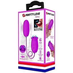 Виброяйцо Pretty Love Daisy Licking 7.3 см фиолетовый