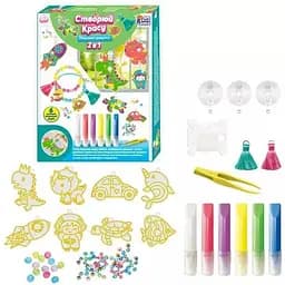Художественный набор 4FUN Game Club Создавай красоту Витражные украшения 54715