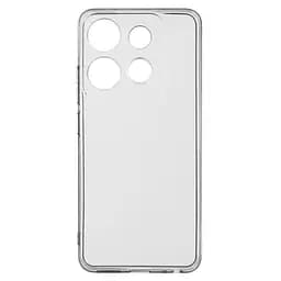 Прозрачный чехол для TECNO Spark Go 2023 (BF7) с защитой камеры, тонкий, силиконовый, бесцветный, ударопрочный, противоударный бампер с закрытой камерой, ArmorStandart (ARM67168)