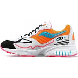 Кросівки Saucony 3D Grid Hurricane 40.5 White/Orange (1097-S70646-59) - мініатюра 3