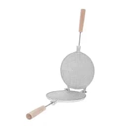 Форма для випічки вафель і вафельних коржів вафельниця тортівниця кругла 180 мм, Ласунка 81849