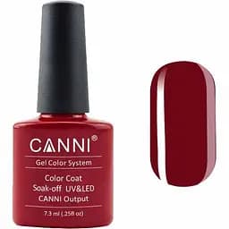 Гель-лак Canni Color Coat Soak-off UV&LED 27 темно-червоний 7.3 мл