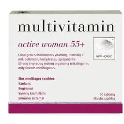 Вітаміни для жінок 55+ New Nordic Multivitamin active women 90 таблеток
