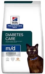 Сухий корм Hill’s Prescription Diet m/d для котів при цукровому діабеті та ожирінні, з куркою, 3 кг