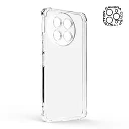 Прозрачный чехол для TECNO Spark 30 Pro 4G (KL7) с защитой камеры и усиленными бортами, тонкий, силиконовый, бесцветный, ударопрочный, противоударный бампер с закрытой камерой, ArmorStandart (ARM83309) - мініатюра 2