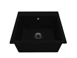 Кухонна мийка гранітна Miraggio Bodrum 510 black 508x495x227 00206507, Чорний - мініатюра 3