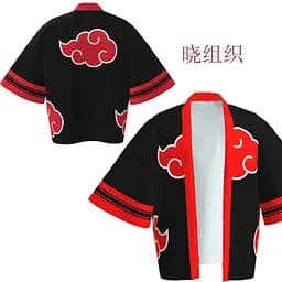 Плащ із принтом Акацукі Аніме Наруто Naruto Akatsuki X NA