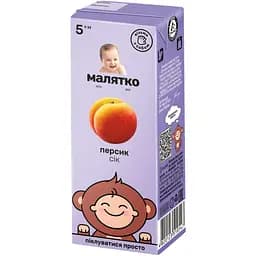 Сок Малятко Персик, 200 мл