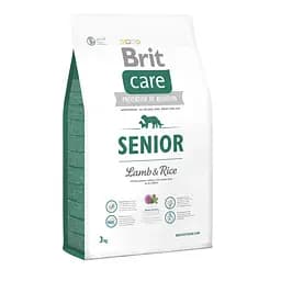 Сухий корм для літніх собак усіх порід Brit Care Senior Lamb & Rice 3 кг (ягнятина та рис)