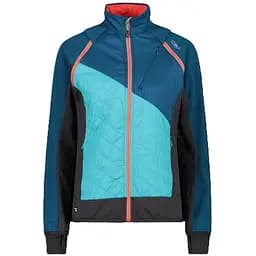 Куртка CMP Women's Hybrid Jacket with Removable Sleeves Deep lake XS (1097-30A2276-M916 36)