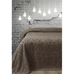 Простыня Lotus Crown махровая 200х220 см коричневая 000164536