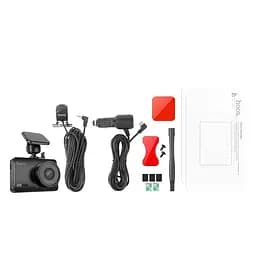 Відеореєстратор HOCO DV3 Driving recorder with display(dual-channel) Black (6942007608183) - мініатюра 7