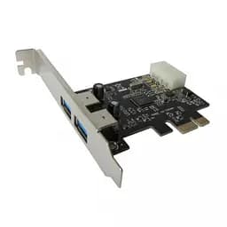 Контролер Dynamode PCI-E Usb 3.0 2-порт адаптер розширювач - мініатюра 2