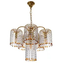 Люстра подвесная Brille хрустальная E14 60W G (BCL-283S/6)