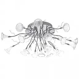 Люстра потолочная Brille галогенная G4 20W CHR (BR-01304C/20)