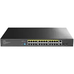 Коммутатор Cudy GS1026PS2, 24-Gigabit PoE+ Switch with 2 Uplink Gig Ports and 2 Gig SFP Slots 300W (GS1026PS2)