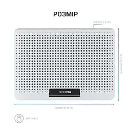 Охолоджувальна підставка для ноутбука OfficePro Silver (CP500S) - мініатюра 15