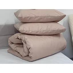 Наволочка Ecotton Shifting Sand сатин 50х70 см 2 шт. бежева (24741) - мініатюра 3