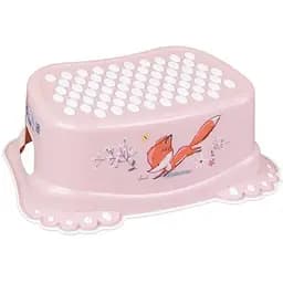 Підставка для ніг Tega Baby Лісова казка з протиковзною гумою світло-рожева