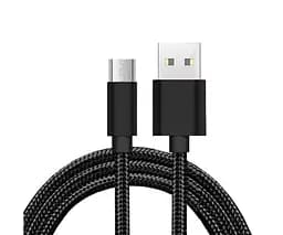 Кабель для заряджання Micrо USB, 1 м, чорний