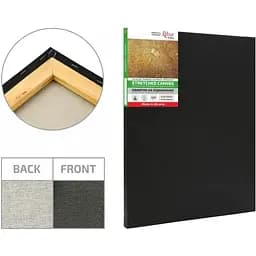 Подрамник Rosa Gallery 25×25 см модуль №0 мелкое зерно черный грунт хлопок